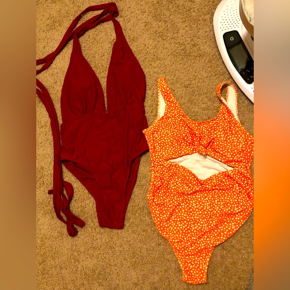 Bundle of 2 maternity swimsuits sz S